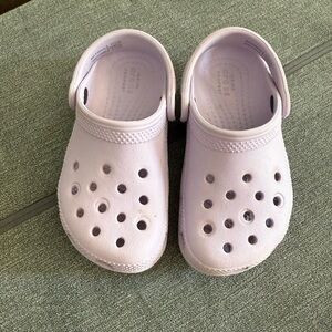 Size 9 Toddler Crocs Lilac